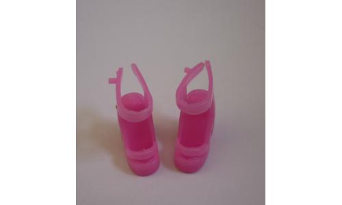 Susi Par Sand�lias Pink Plataforma com feixo no tornozelo